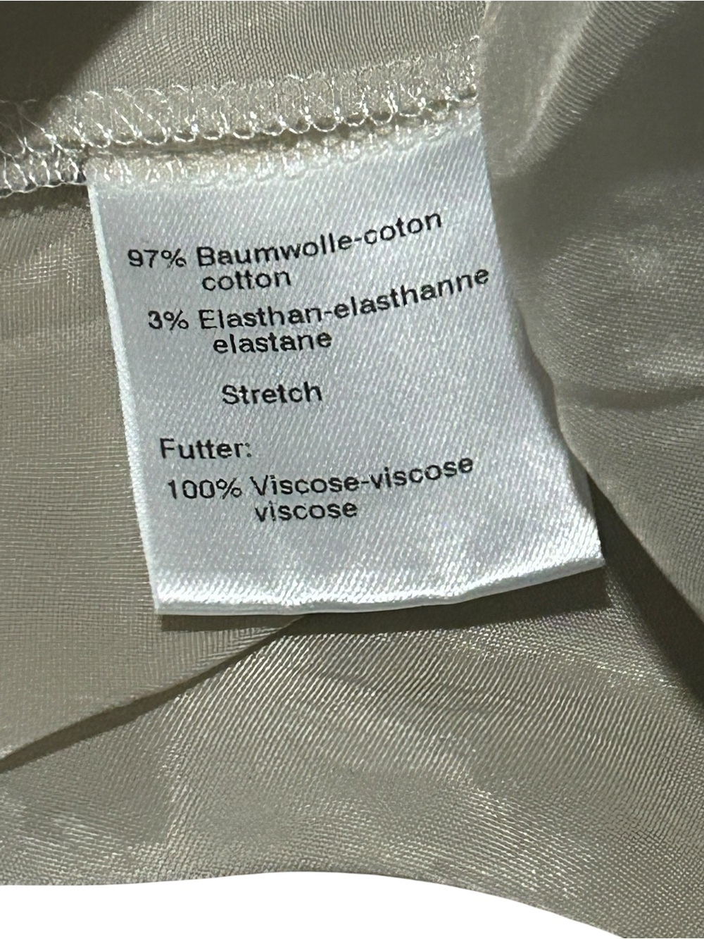 Akris Punto Technical A-Line Skirt Beige - Picture 5 of 7